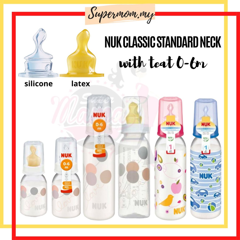 nuk standard neck bottles