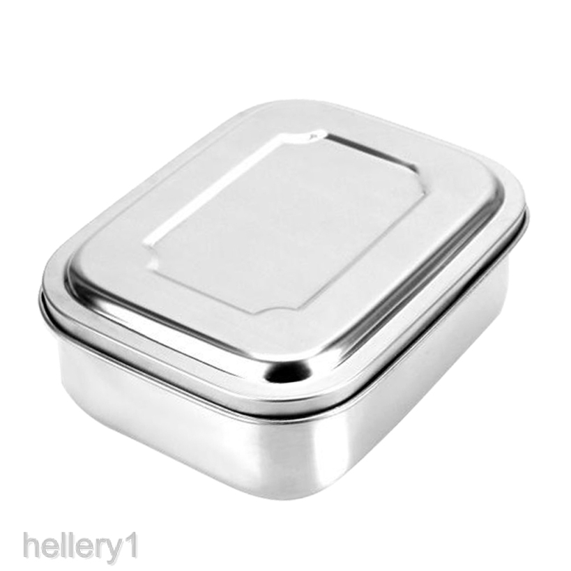 Hellery1 Stainless Steel Lunch Box Food Container Metal Tiffin Bento Box Picnics Shopee Singapore