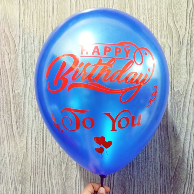 3pcs Happy Birthday Balloon Sticker Sticker Belon Shopee Singapore