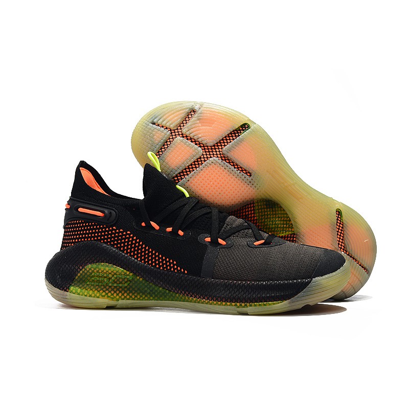 curry 6 orange and green