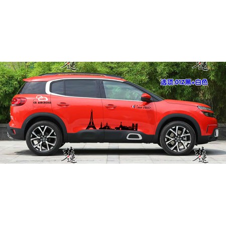 Tianyi C5 Aircross Car Stickers Pull Flowers Personalized Car