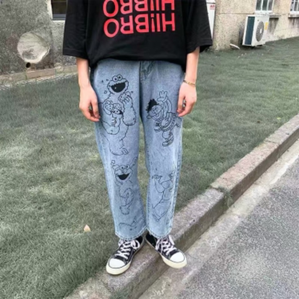 sesame street mom jeans