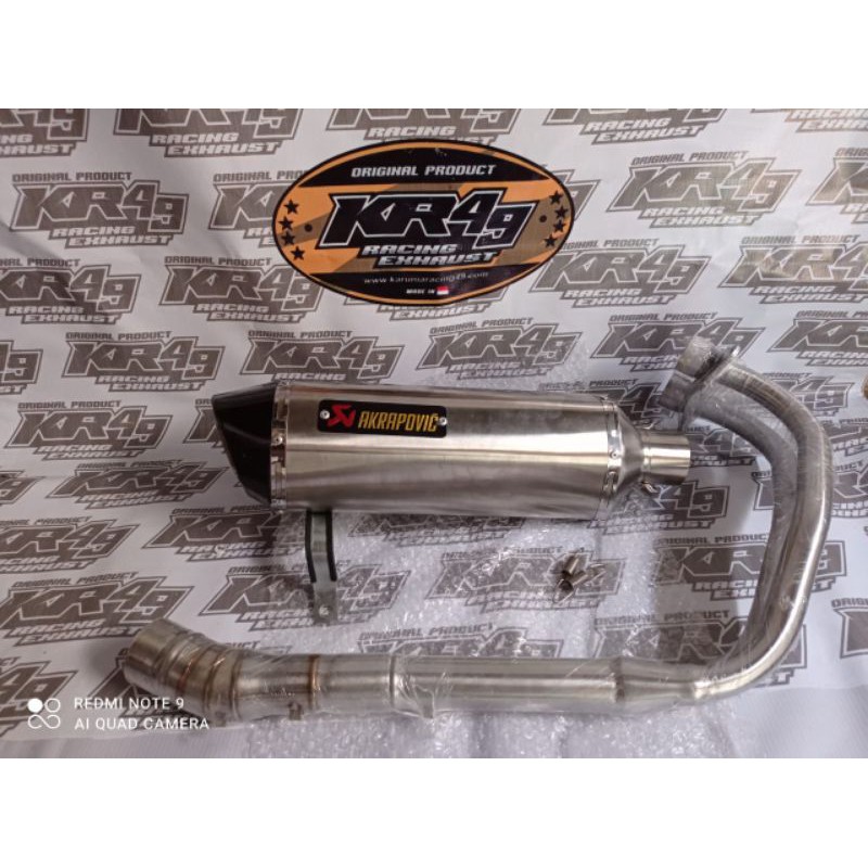 Akrapovic Super Ngebas Racing Exhaust Ninja250 Cb R25 Etc Shopee Singapore