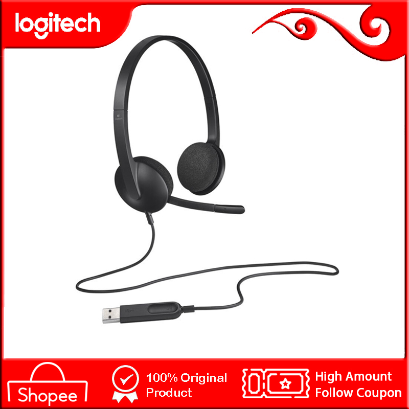 logitech computer headphones with mic