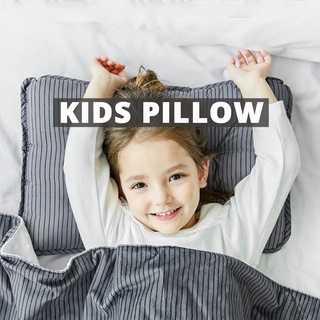 {SG}  Breathable Cotton 3D Baby Sleeping Pillow Toddler Pillow Kids Pillow Prevent Flat Head Reflux Hypoallergenic