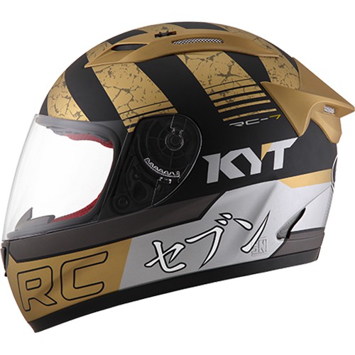 Kyt Rc7 Rc Seven Motif 17 Cheap Fullface Helmet Shopee Singapore