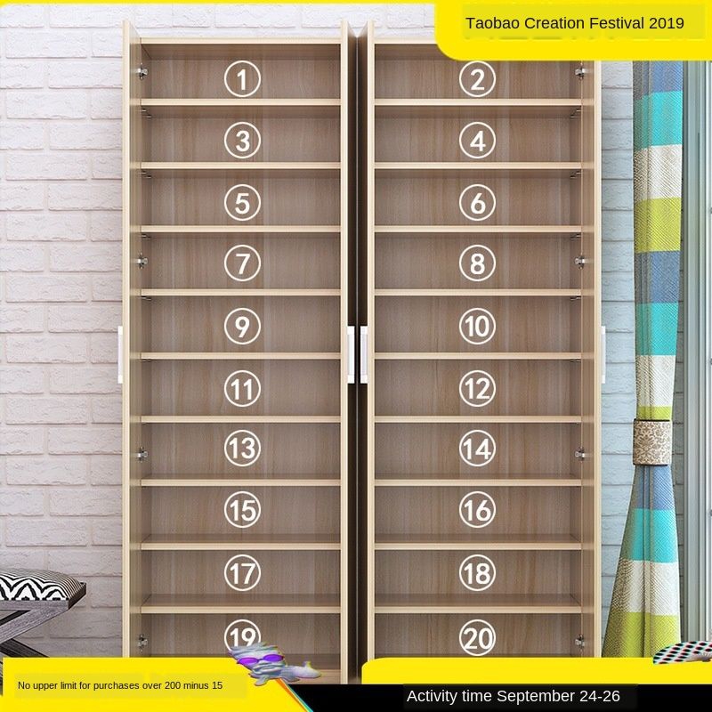 Balcony Shoe Cabinet Sun Protection Economy Home Door Solid Wood Large Capacity Multi Layer Wooden Shoe Cabinet Simple Modern Shoe Rack Shopee Singapore