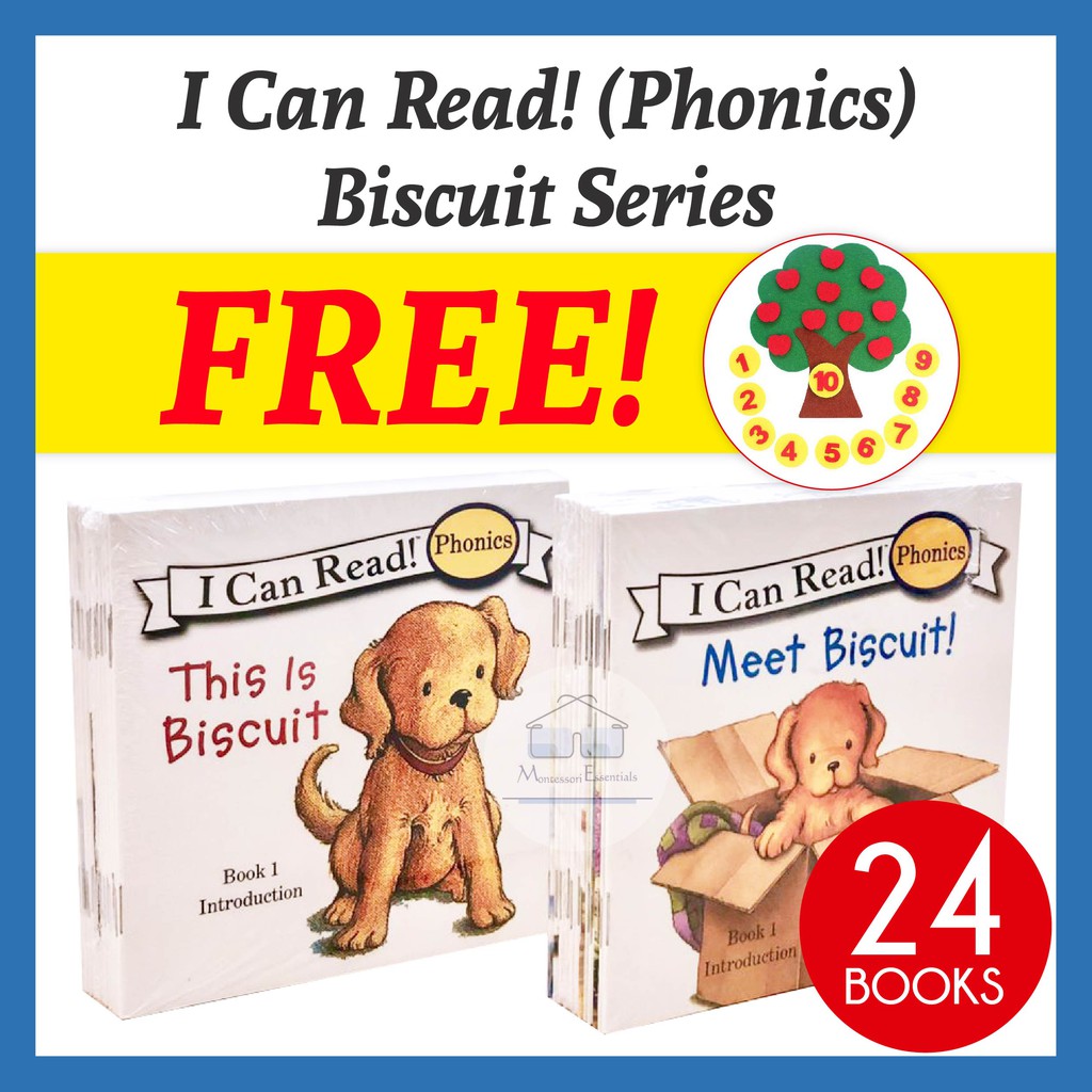I Can Read! Phonics Book Biscuit the Dog Series [Children Reading