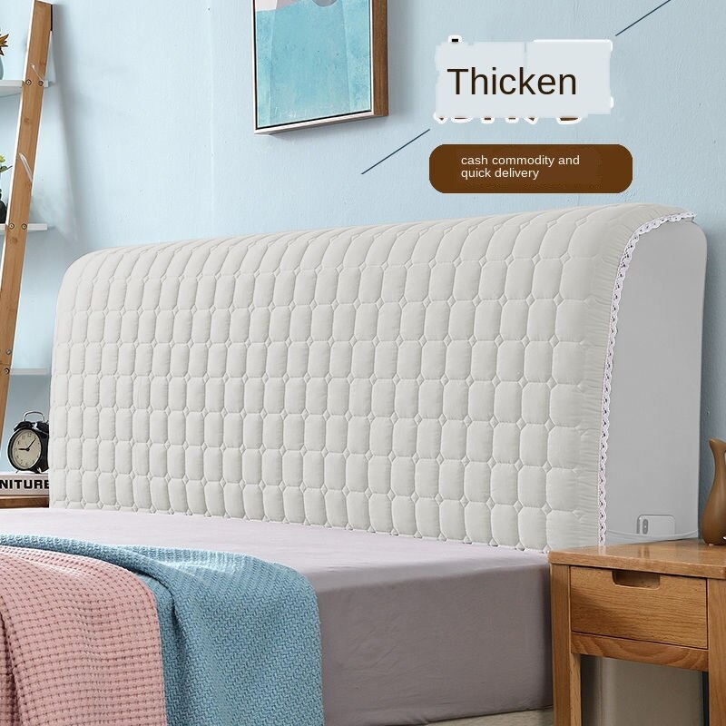 Promotion All Inclusive Bed Headboard Cover Solid Thicken Bed Head Cover Soft Bed Back Dust Protector Shopee Singapore