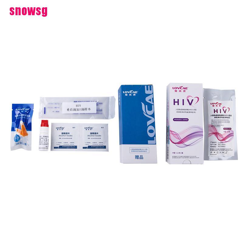 [snowsg]HIV1+2 Blood Test Kit HIV AIDS Testing ( 99 Accurate) Whole