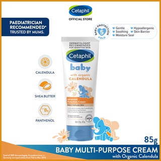 CETAPHIL BABY Advanced Protection Cream 85g with Organic Calendula & Sunflower Seed Oil [Gentle & Hypoallergenic]