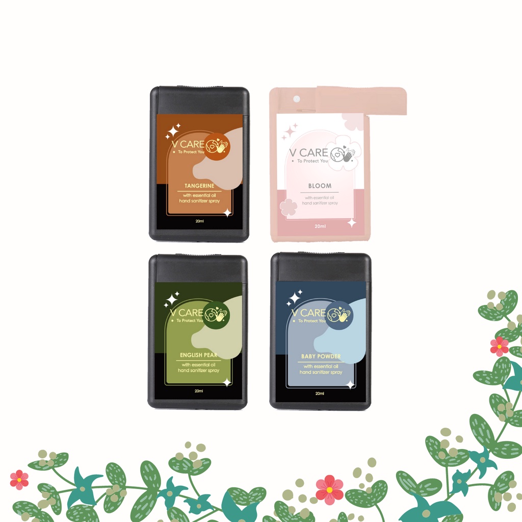 Vcare Hand Sanitizers Spray (Scented + Pocketsized) Shopee Singapore
