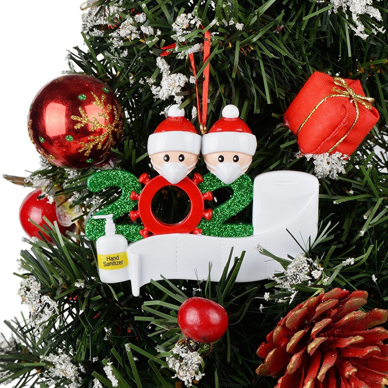 2020 Xmas Christmas Hanging Ornaments Family Personalized Ornaments DIY 
