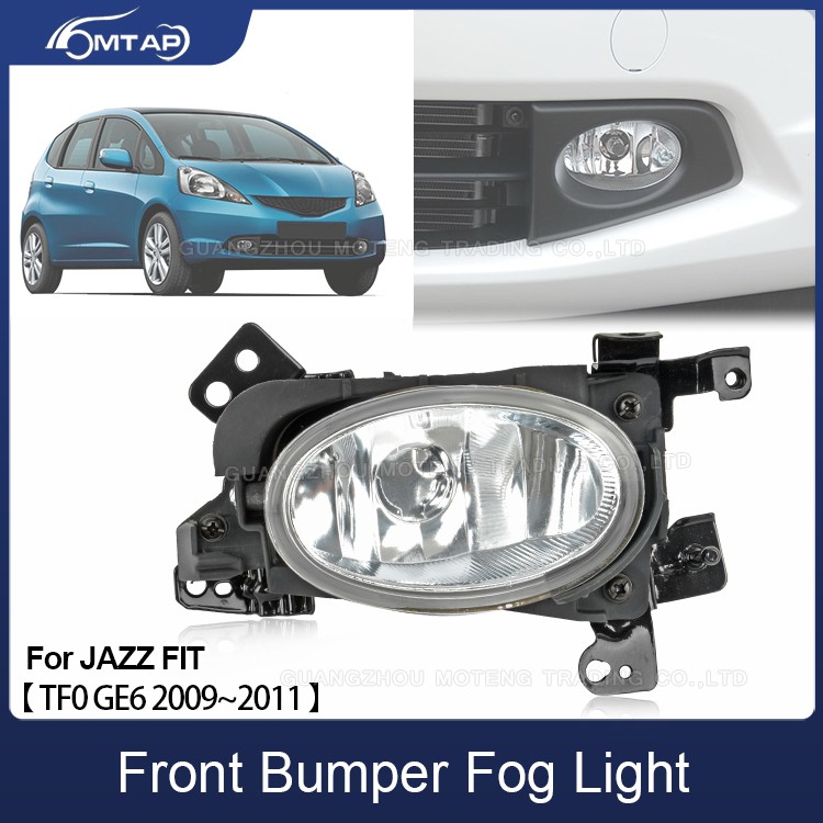 MTAP For JAZZ Fog Lamp Front Bumper Fog Light Foglights For HONDA FIT