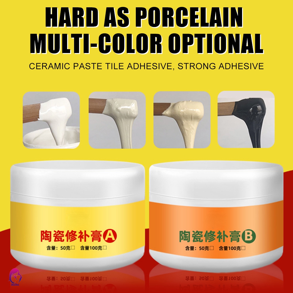 SDJH Tile Repair Agent Paste Tub Repair Kit White Tile ...