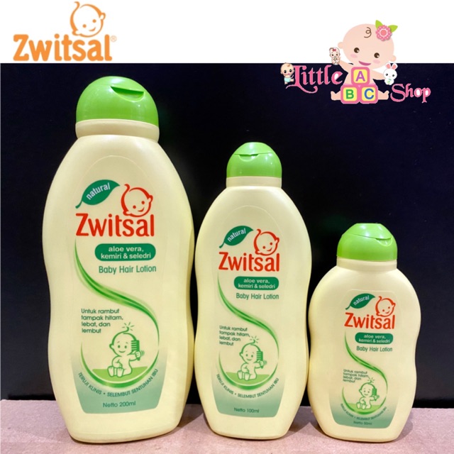 zwitsal natural baby hair lotion