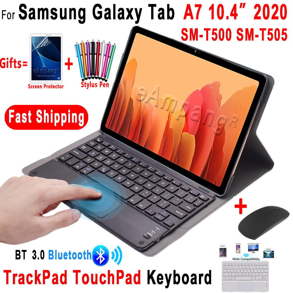 Samsung Galaxy Tab A7 2020 10.4 Touchpad Keyboard Case for Samsung T500