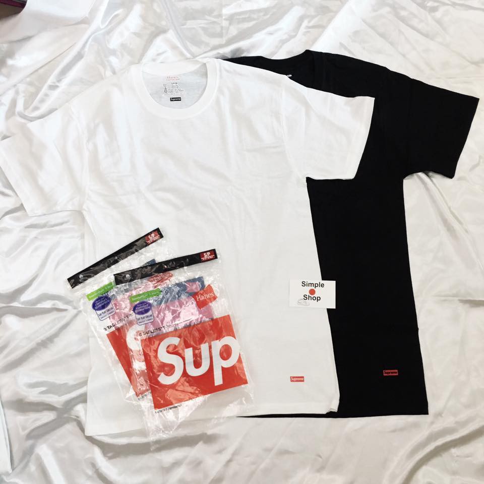 hanes x supreme t shirt