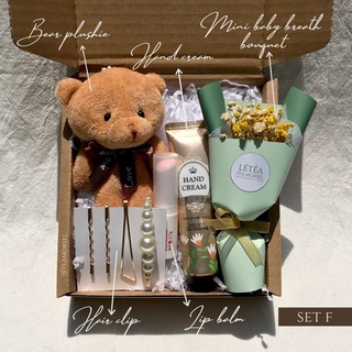Surprise Box Bear Soft Toy/Scrunchies/Friendship/Birthday/Anniversary/Graduation/Apology/SPM Result
