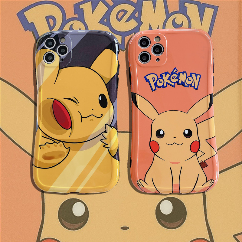 Pokemon Go Pikachu Case Cover For Iphone 11 Pro Max Xs 7 8 Plus Xr Se 2 Shopee Singapore