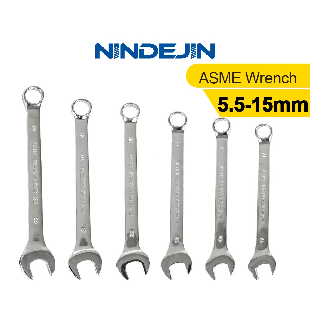 6/7/8/9mm Metric Angled Head Socket Wrench L Shaped Double Ended Spanner 