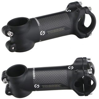 Details about   Durable Carbon Fiber Stem 6/17 Degree MTB Road Bike Bicycle Short Handlebar Stem 