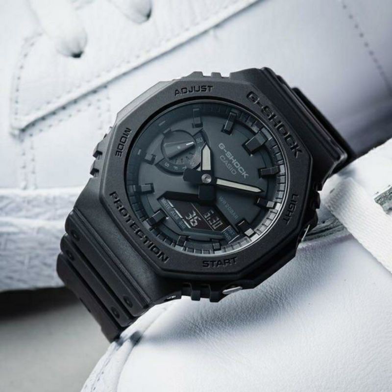 G Shock Tmj Full Black Digital Watch Male Wristwatch Shopee Singapore