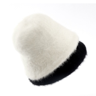 Image of thu nhỏ Women's Faux Fur Bucket Hat Fluffy Winter Warmer Fisherman Cap #4