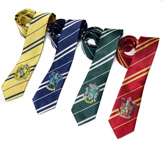 fashion accessories harry potter tie wizard academy students striped cos halloween badge fashion women's accessories