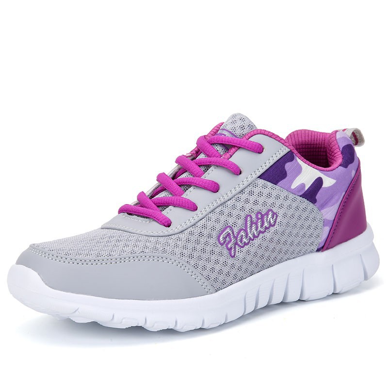 purple sport shoes
