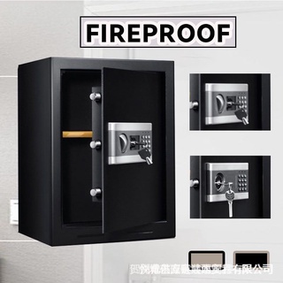 【In stock】Safe Box Large Size Safe Safety Lock Office All-steel Safe Box Household Small Anti-theft Safe Password Can Fixed Height 36EL