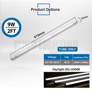 Shop Malaysia Led T8 22w 4ft Fluorescent Lamp Lampu Kalimantang Tube Single Wholesale Casing Fitting Box Terang Daylight Shopee Singapore