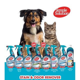 Simple Solution Stain & Odor Remover Series for Dogs & Cats (945ml)
