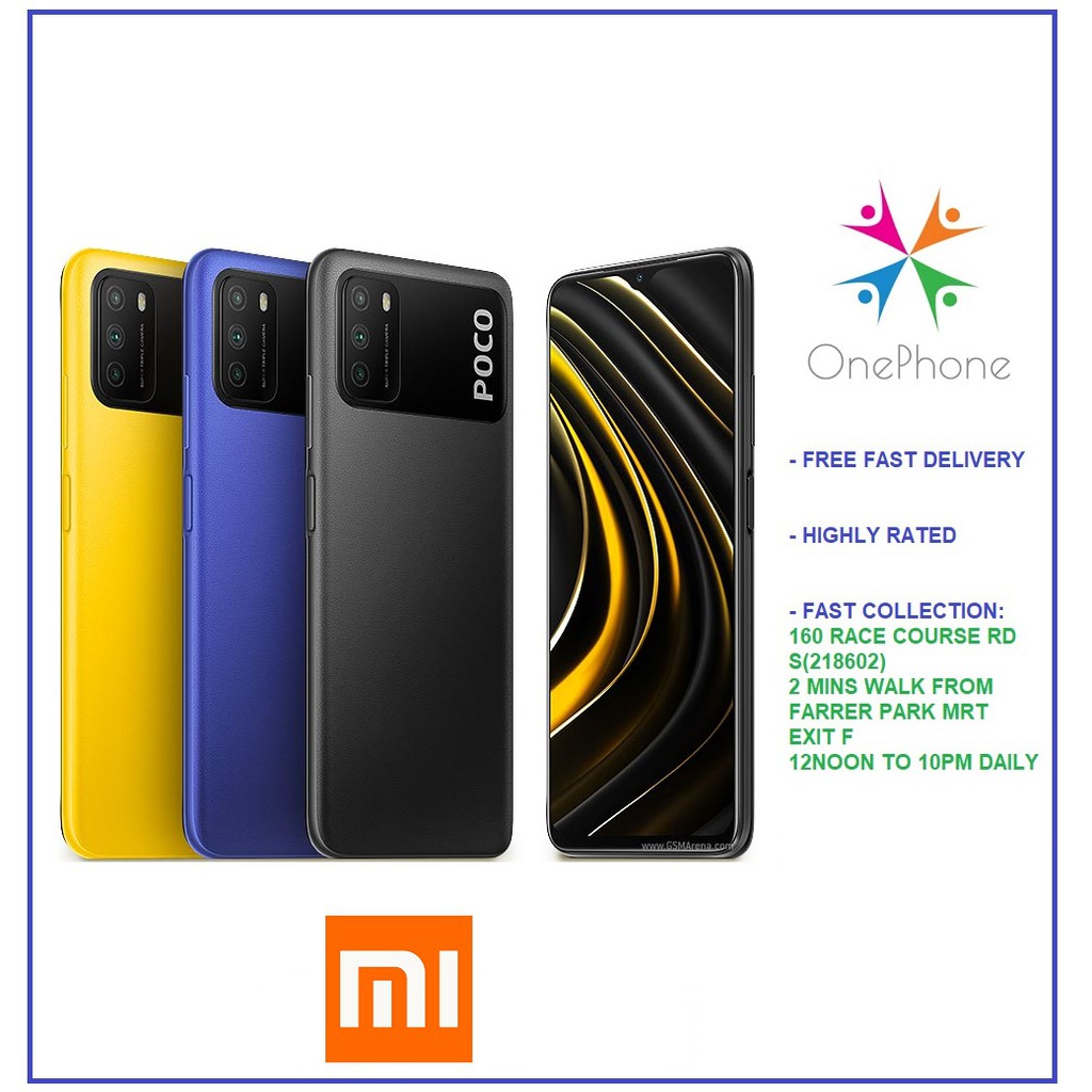 Xiaomi Poco M3 128GB/4GB & 64GB/4GB | 1 year warranty from  