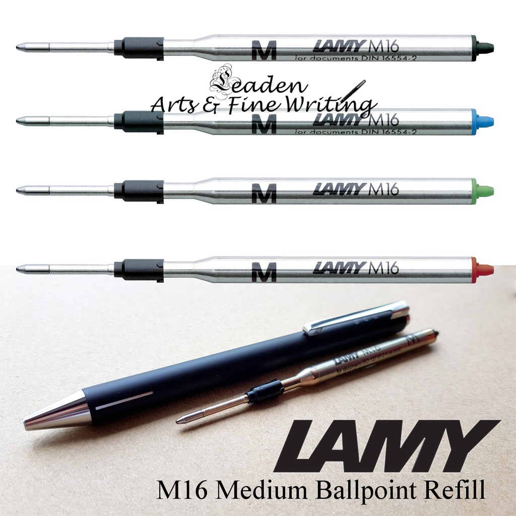 ﴾LeadenAF﴿ Lamy M16 Ballpoint Pen Refill Medium Nib Shopee Singapore