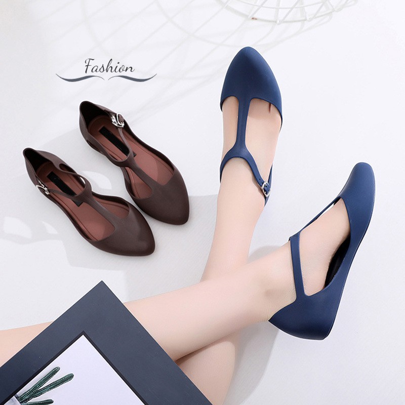 t strap jelly sandals