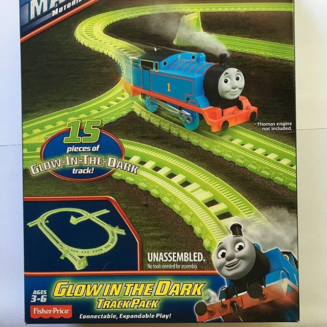 glow in the dark thomas track instructions