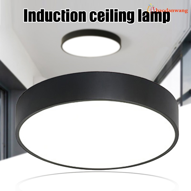 Drum Flush Mount Led Ceiling Light Round Motion Sensor Ceiling Light For Hallway Bedroom Foyer Kitchen Living Room Shopee Singapore