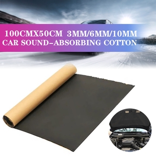 100cmx50cm 3mm/6mm/10mm Car Sound Proofing Deadening Car Truck Anti-noise Sound Insulation Cotton Heat Closed Cell Foam
