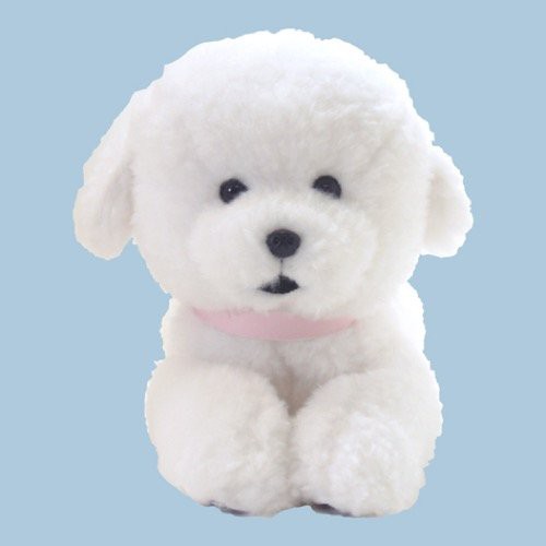 bichon frise plush toy