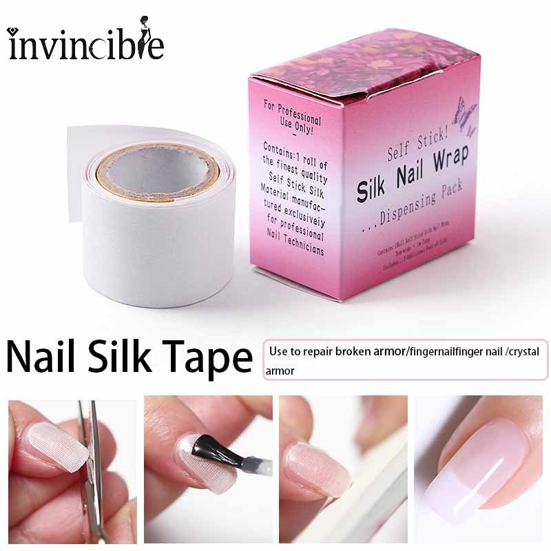 Different Types Of Fake Nails | Nail Repair Fiberglass Silk Wrap Nail  Repair Kit Diy Strong Protect Reinforce Nail Repair Reinforce Nail  Protector Nail Art Tool For Home Use Or Salon |