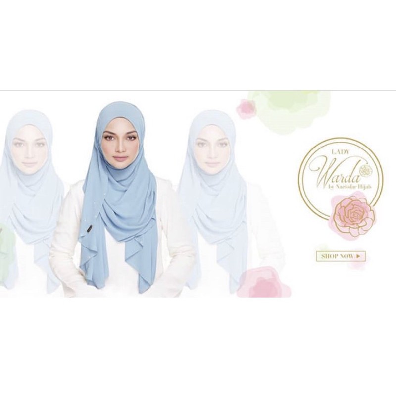 Lady Warda By Naelofar Original Shopee Singapore