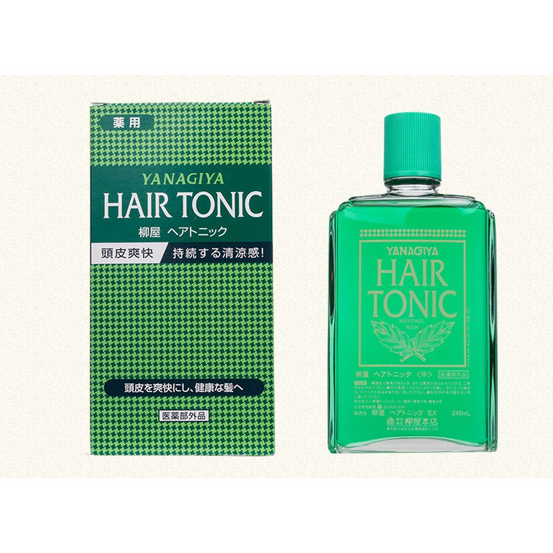 Made In Japan Yanagiya Hair Tonic Alomail Cooling Scalp Care
