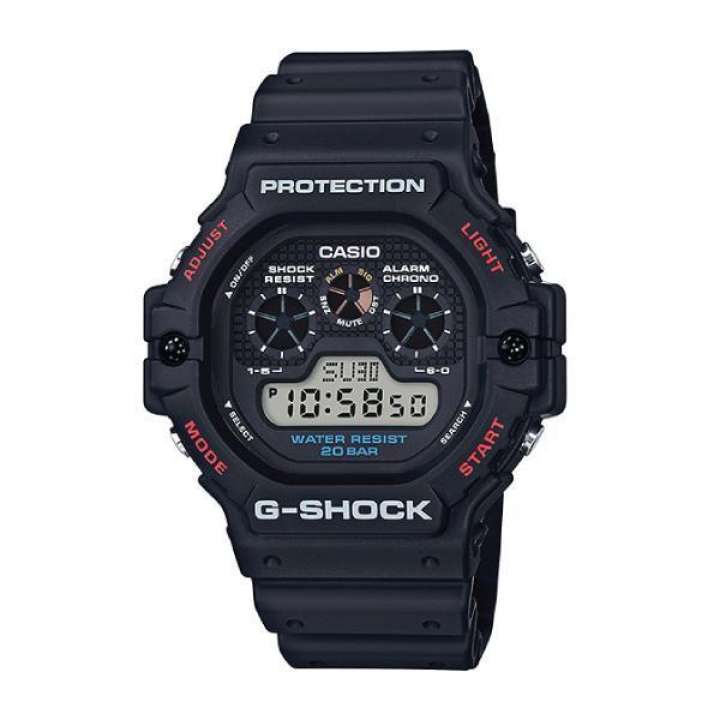 [Powermatic] Casio DW-5900-1D G-Shock Black Resin 200M Men'S Watch