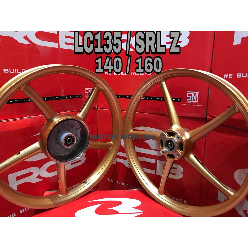 Shop Malaysia Sp522 Rcb Srl Z Lc135 Sport Rim 140 17 160 17 Racing Boy Shopee Singapore