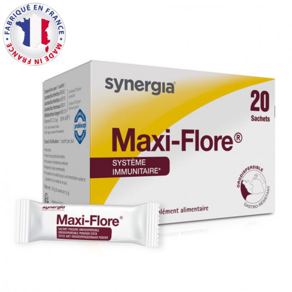Synergia MaxiFlore Orodispersible 20 sachets EXP 08/2024 Shopee