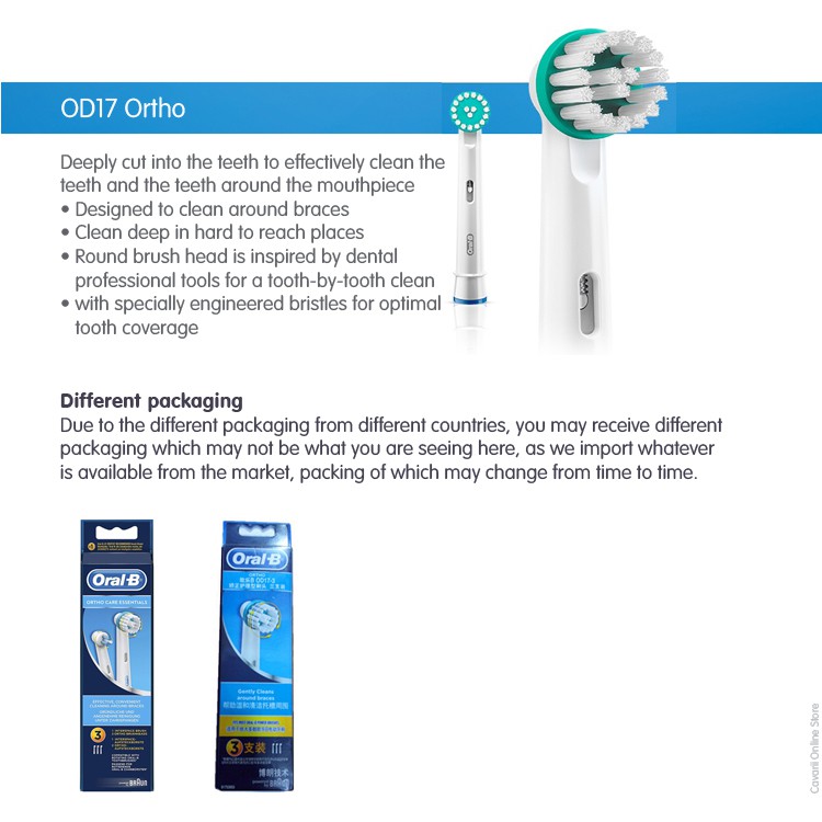 ortho care essentials oral b