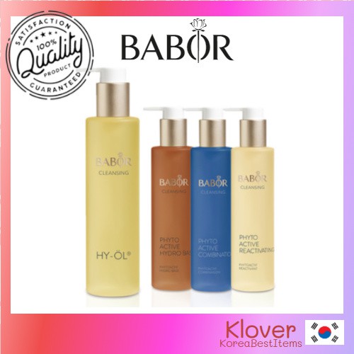 Babor Hy Ol Cleanser 200ml Phyto Active 100ml Cleansing Essence Shopee Singapore