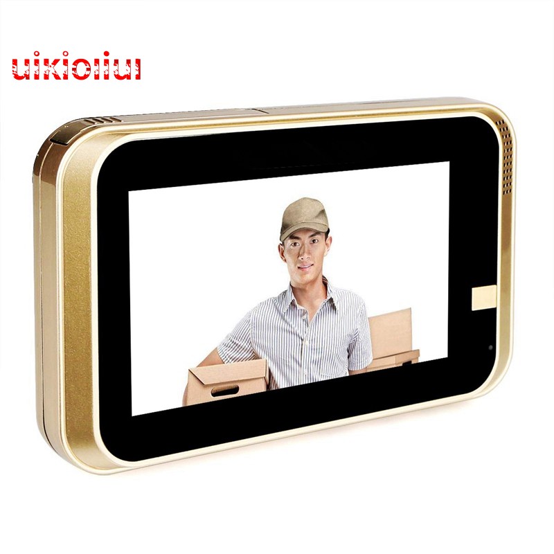 Smart Ip Wifi Peephole Video Doorbell 720p Security Camera Door