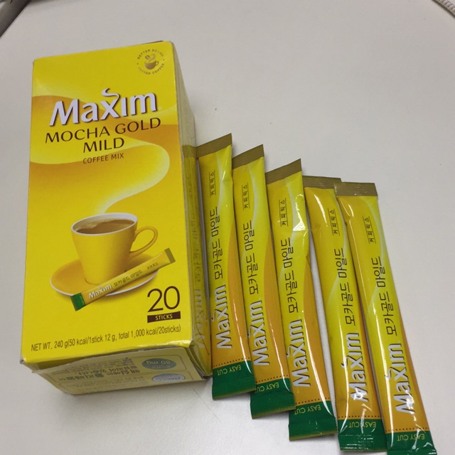 2020 New Arrivals Korean Maxim Dessert Drinks Coffee 1box 20t 100 Authentic Mocha Gold Mild Coffee Mix Korean Major Coffee Brand Instant Mix Coffee 3 In 1 Let S Drink Korean Coffee At